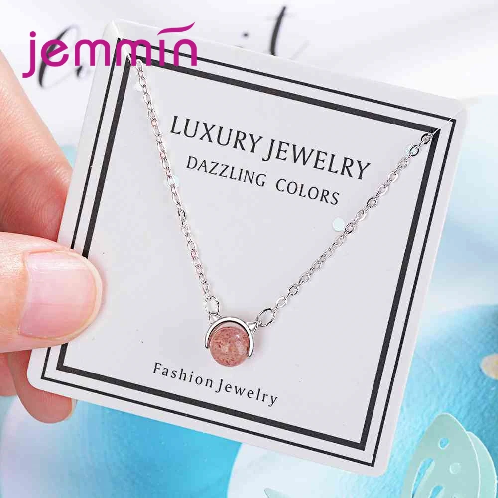 Top Quality Cheap pricce Cat Head pendant Necklaces Fashion Animal shape Opal Stone Necklace Women Jewelry | Украшения и