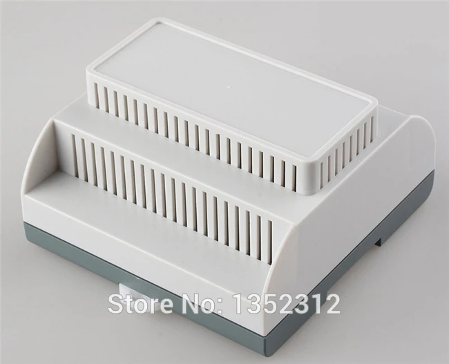

Free shipping 112*108*62mm din rail enclosure plastic electrical box ABS plastic control switch box PLC industrial box