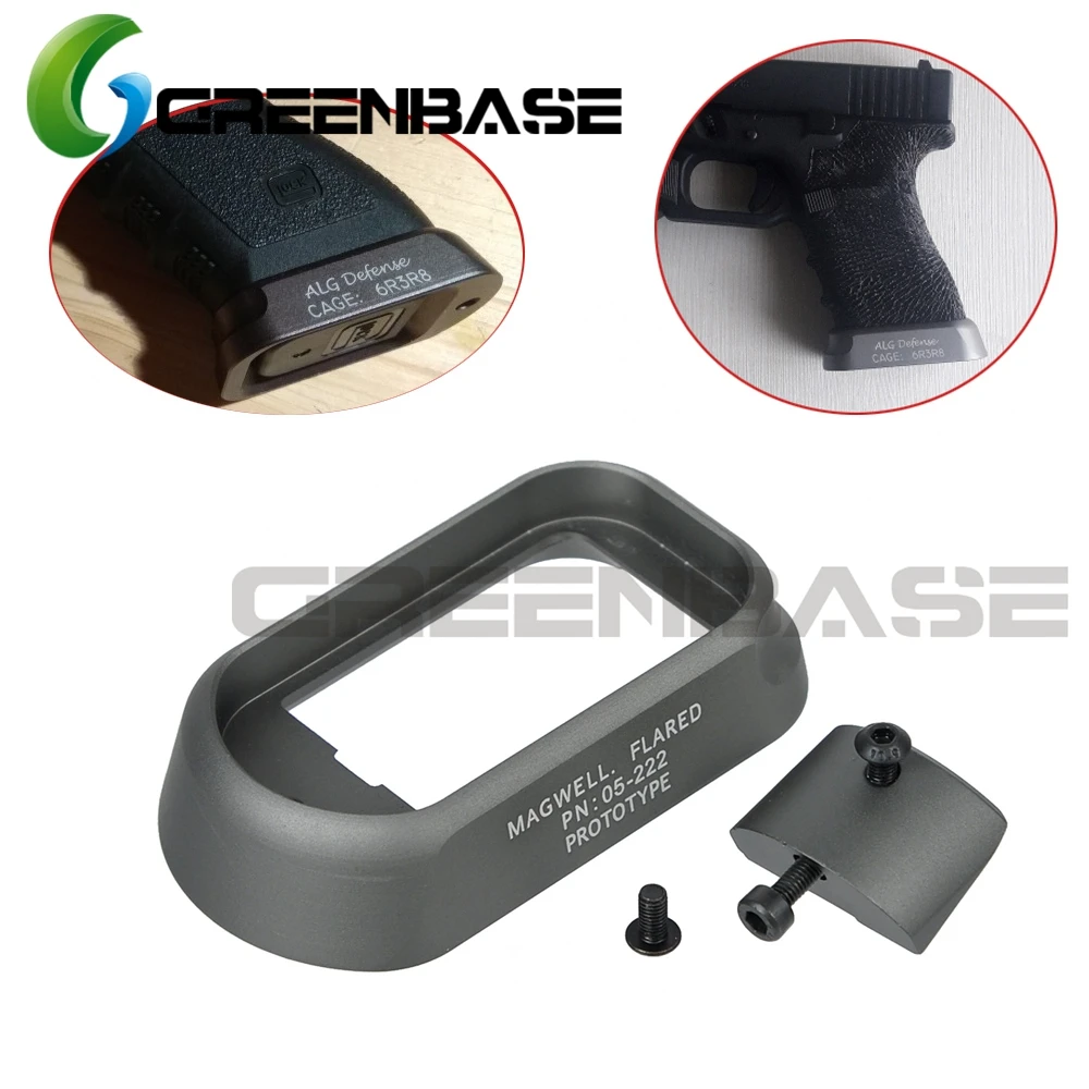 Greenbase ALG защитный расклешенный Magwell для страйкбола GEN 3 Glock 17 18C 22 24 31 34 35 магазин