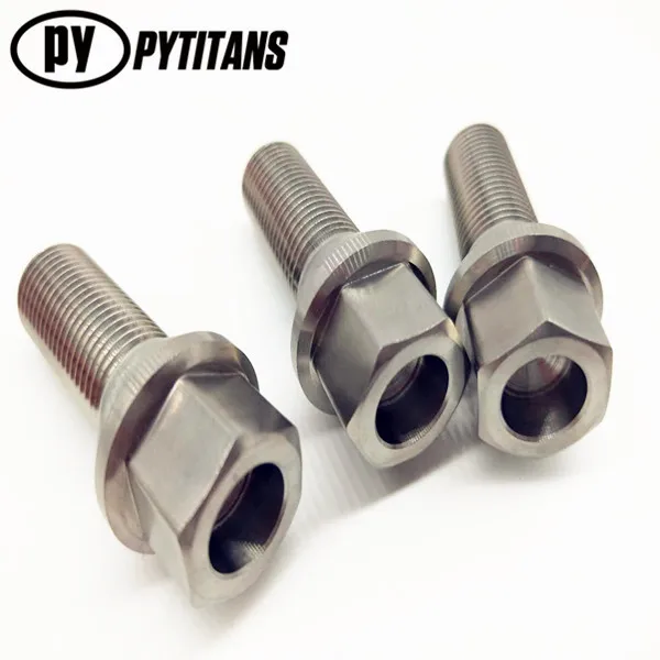 Pytitans бренд Gr5 титановые Колесные гайки M14* 1,25 M14* 1,5 Красочные Титановые Болты 20 шт для продажи цена со скидкой