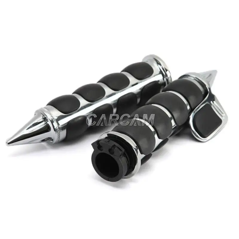 Мотоциклетные ручки с упором для ладони 1 дюйм шип на руль Harley Davidson Suzuki Yamaha Victory