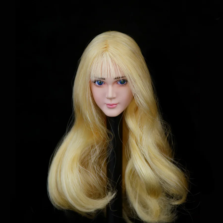 Игрушка mnotht 1/6 женская голова Sculpt WONDERY подвижные линзы для глаз WLS005A WLS005B девушка