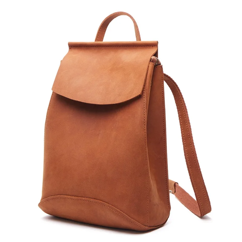 Женский винтажный рюкзак из натуральной кожи для девочек-подростков | Багаж и