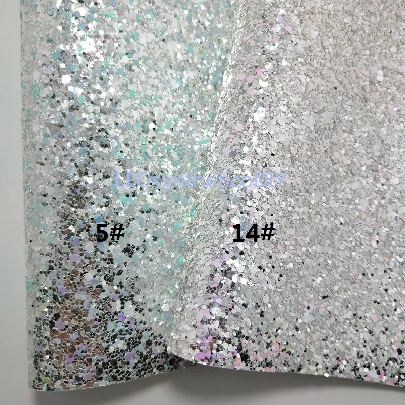 90X134CM неон кристалл коренастый блеск кожа для изготовления бантов аксессуары