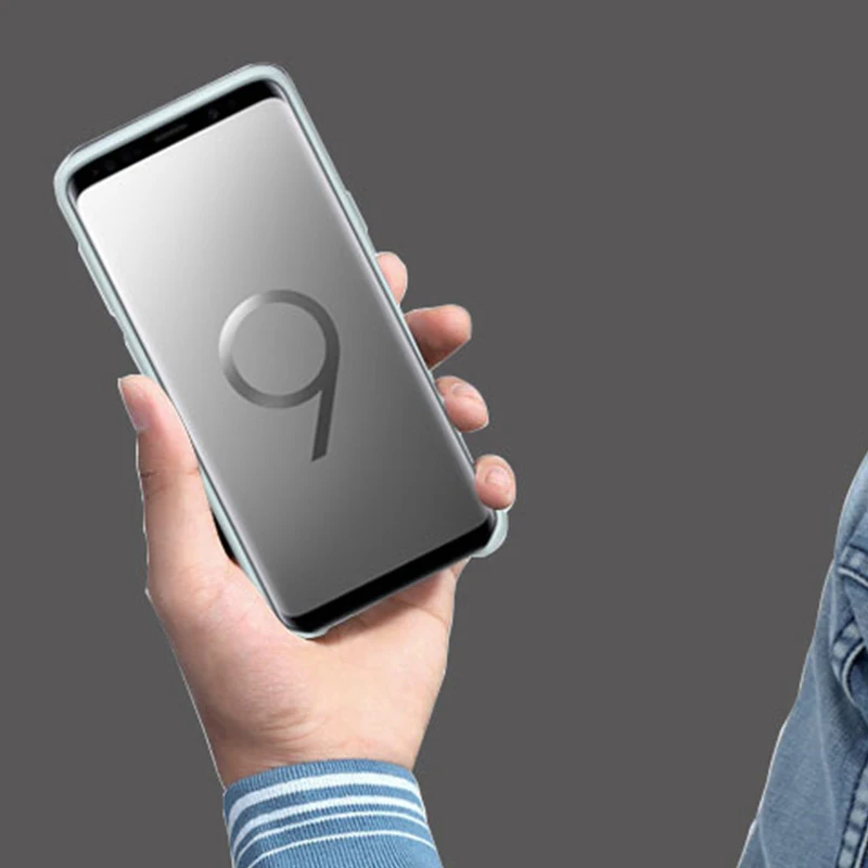 Силиконовый чехол для Samsung Galaxy S9 S 9 Plus 100% оригинальный 360 роскошный спортивный