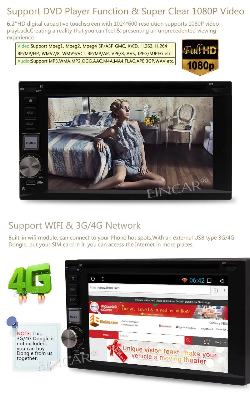 Android 7 1 автомобильный dvd плеер Восьмиядерный Wifi для музыки видео приложение