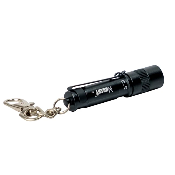 Hugsby K2 Cree XP E2 R3 90 люмен 1 Mode светодиодный фонарик брелок черный (1xAAA)|flashlight keychain|led