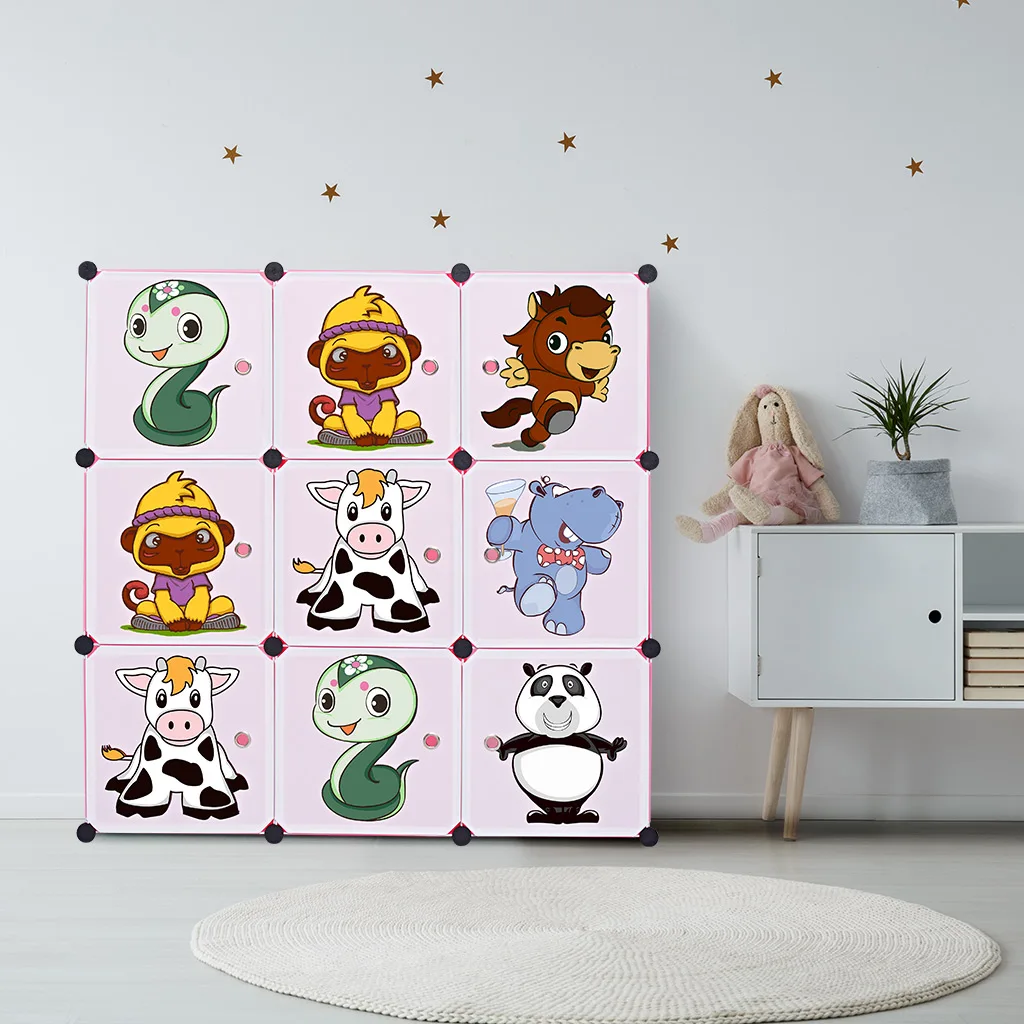 LANGRIA 9 Cube шкаф Органайзер для хранения детей штабелируемые пластиковые