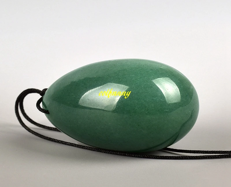 3pcs Natural Green Aventurine Jade Egg for Kegel Exercise Pelvic Floor Muscle Vaginal Exerciser Drilled Yoni Ben Wa Ball |