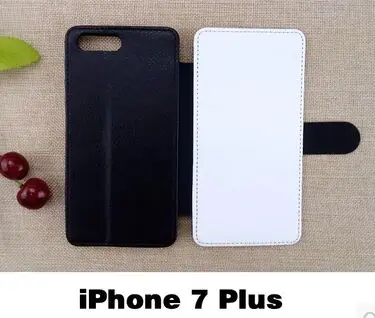 2D сублимационный пустой флип-чехол из искусственной кожи + ТПУ для IPhone 5 6 7 8 plus X |