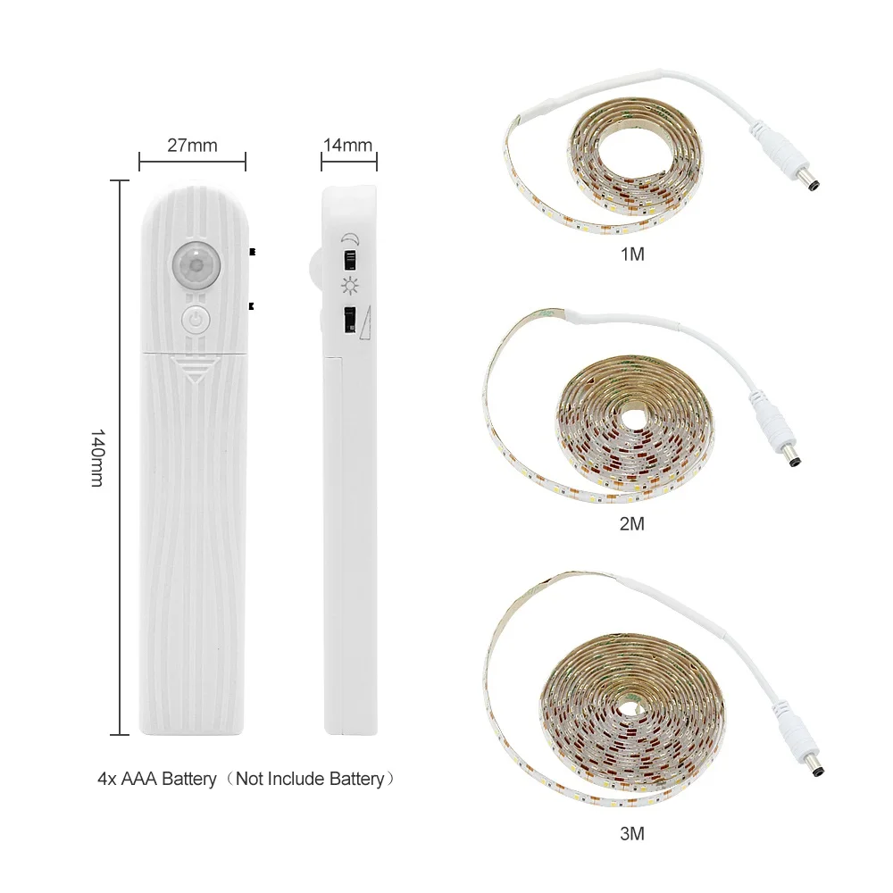 1 м 2 3 водонепроницаемый беспроводной PIR датчик движения и usb порт светодиодные