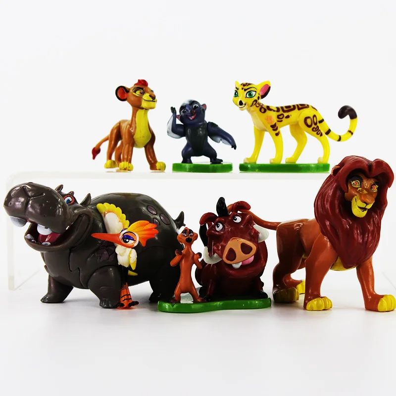 Мультфильм Лев Guard King Kion Simba ПВХ Фигурки банга Beshte Fuli Ono кукольная Статуэтка детские игрушки для мальчиков