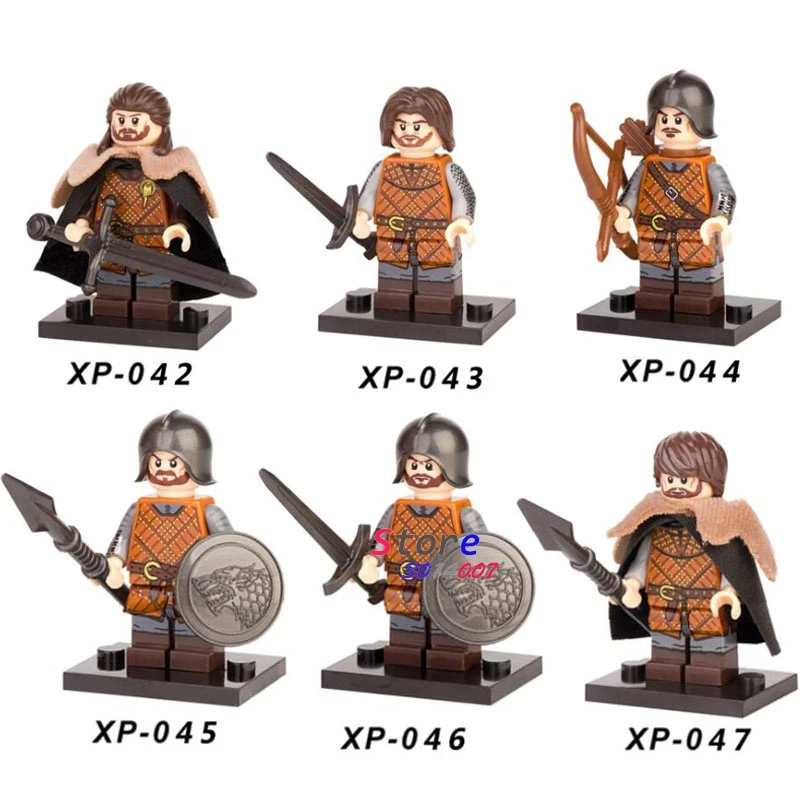 10Set-XP042-047 10 комплектов, Волшебная серия из фильма 4, Властелин колец, Игра престолов, фигурки, строительные блоки, игрушка, модель, кубики для детей - Цвет: 10Set-XP042-047