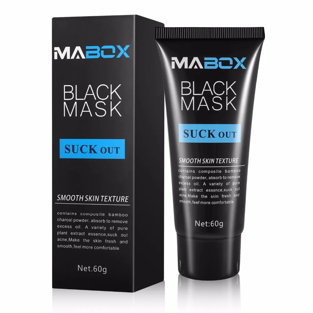 

Mabox Whitening Cream Face Suction Black Mask Facial Mask Nose Blackhead Remover Peeling Peel Off Acne Treatments Dropshipping