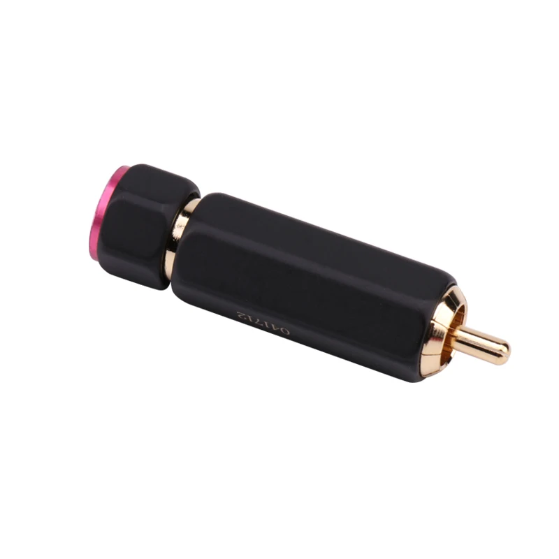 PR 109 RCA разъем лотоса чистая медь позолоченный замок штепсельная вилка сигнальной