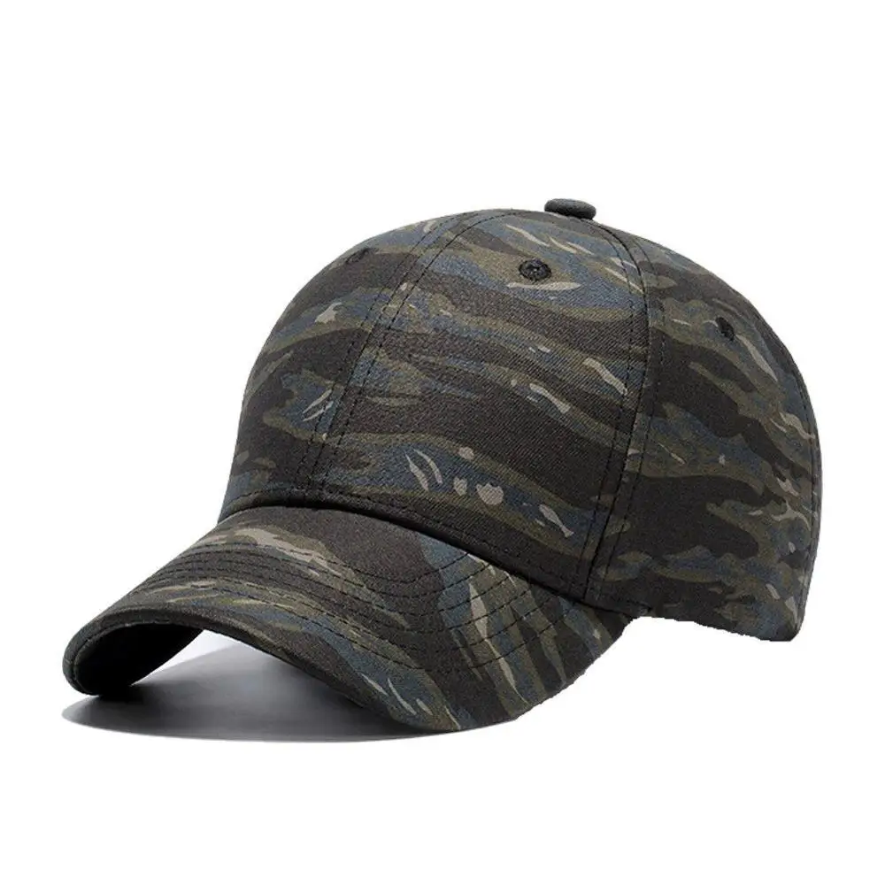 Camo 2 Новая камуфляжная бейсболка, Классическая Армейская цветная камуфляжная Мужская регулируемая бейсболка, Женская плоская кепка с козырьком - Цвет: Camo 2