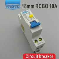 tob3l 32f 18mm rcbo 10a 1pn 6ka residual current circuit breaker with over current and leakage protection