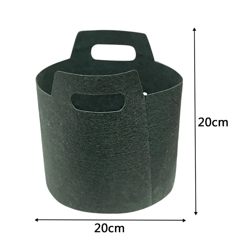 Круглый тканевый горшок ISHOWTIENDA сделай сам контейнер для корней мешок выращивания