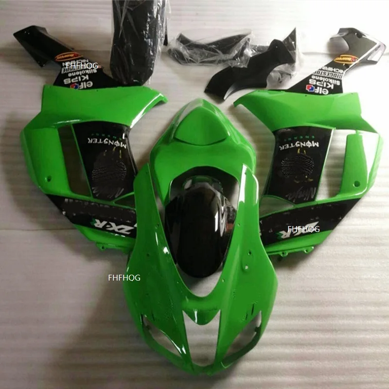 Новый комплект обтекателей для мотоциклов Kawasaki Ninja ZX6R 07 08 Обтекатели кузова