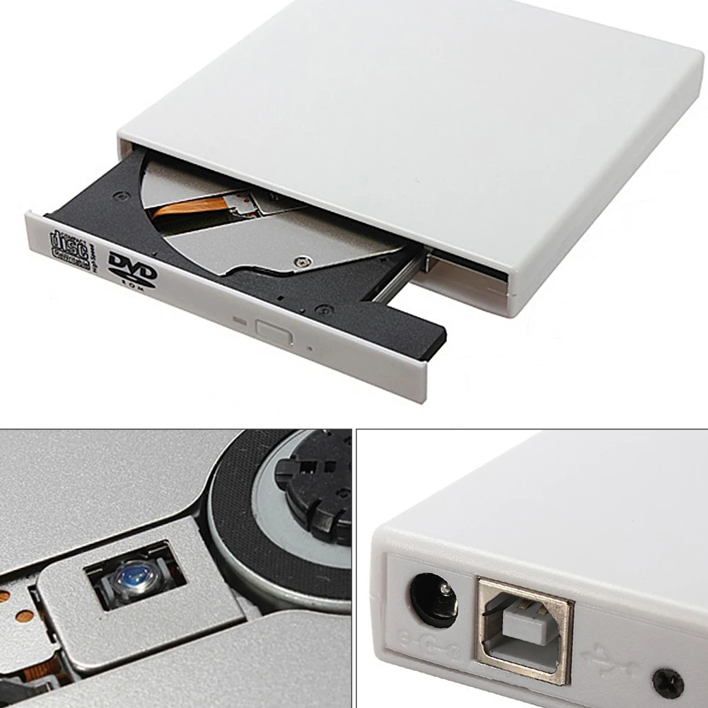 Ultra Thin External USB 2.0 CD-ROM CD-Driver CD/DVD Optical Driver Portable For PC Laptop Windows XP WIN 7 #828 | Компьютеры и офис