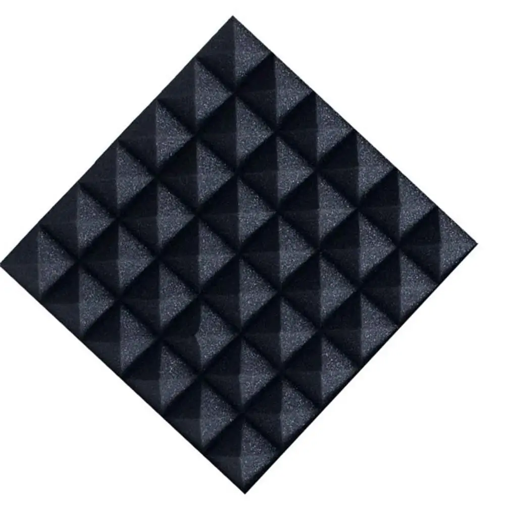 30x30x5 см звукоизоляция пена Студия Акустическая обработка звука абсорбционная плитка для KTV аудио комнаты студии номер Прямая поставка 1 шт - Цвет: white