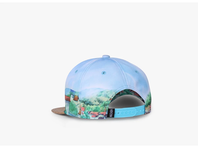 NUZADA Snapback, модная бейсболка с 3D принтом для женщин и мужчин, весенне-летняя кепка из пробкового материала, винтажная Кепка в европейском стиле
