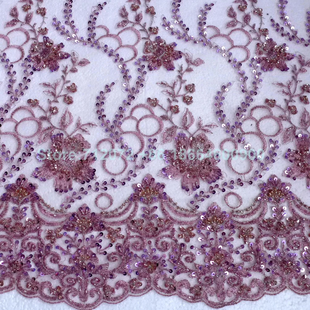 Новинка светло-розовый смешанный фиолетовый с тяжелыми бусинами модная нить