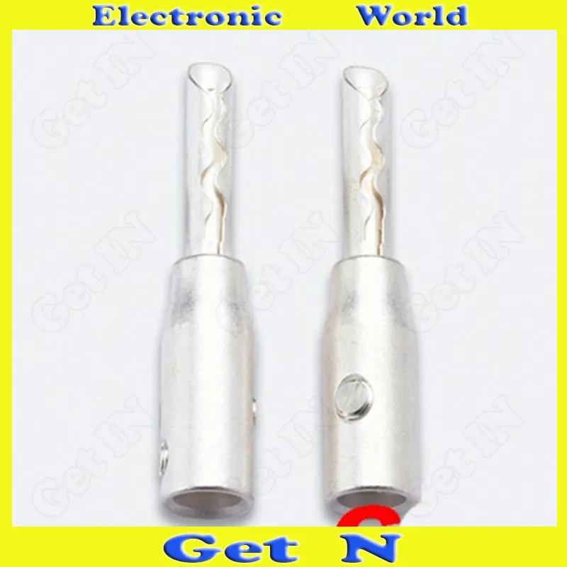 20 шт. 0658 GF AG швейцарские медные посеребренные банановые разъемы усилитель