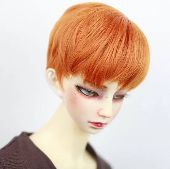 

1/3 BJD doll wigs High temperature wire orange color natual curl hair suitable for 1/3 BJD DD SD Uncle doll accessories
