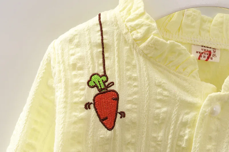 Cielarko/блузки для девочек с длинным рукавом кролик детская рубашка Симпатичные