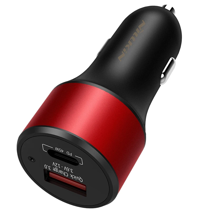 NILLKIN PD быстрое зарядное устройство для IPhone IPad автомобильное адаптер USB быстрая