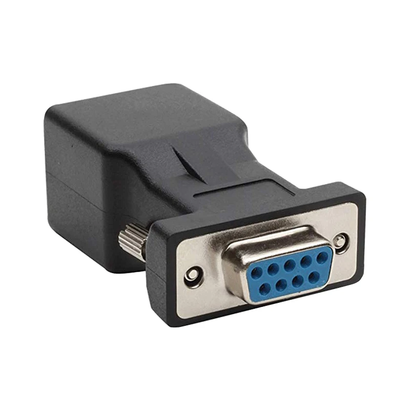 LAN порт RS232 DB9 Женский к RJ45 конвертер адаптер 1 шт.| |