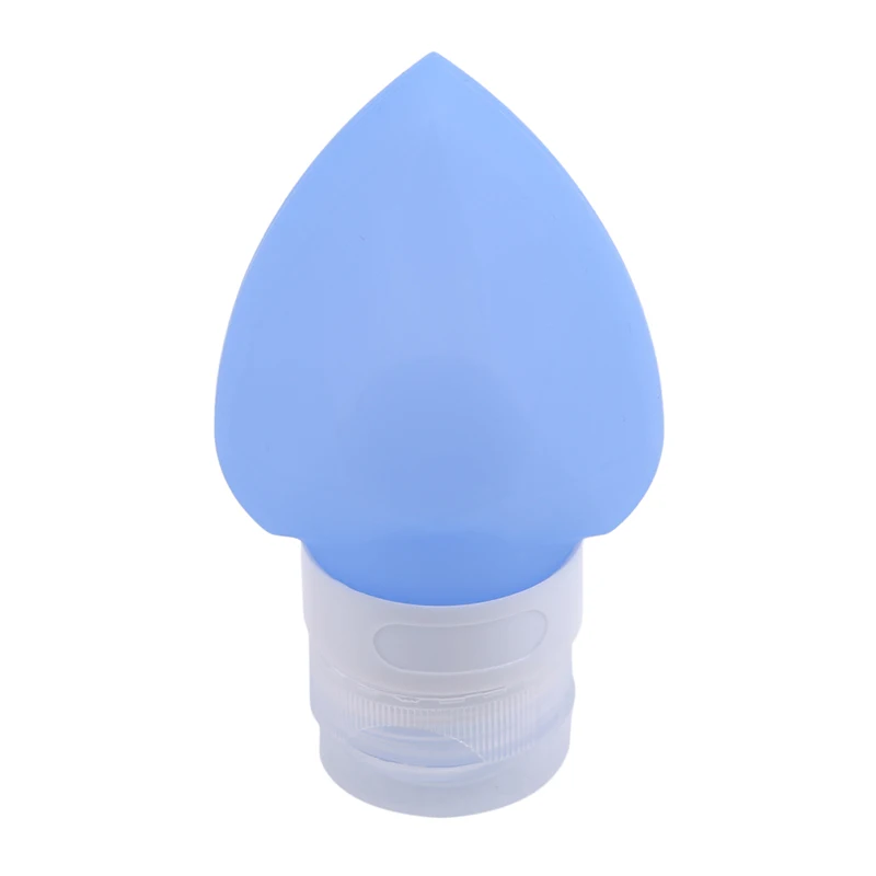 blue Новинка, милая портативная Косметическая банка для путешествий, портативные аккумуляторные бутылки, силиконовый лосьон для ухода за кожей, шампунь, гель, контейнеры для выдавливания - Цвет: blue