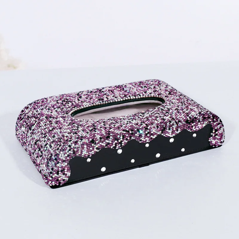 Car Diamonds Stars Tissue Box Cars Tray High-grade Full Diamond Swan Crown Crystal | Автомобили и мотоциклы