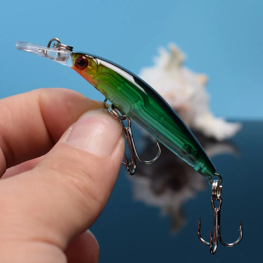 1 шт. блесна рыболовные приманки 6 цветов рыболовная приманка на окуня 7 см/3 9 г