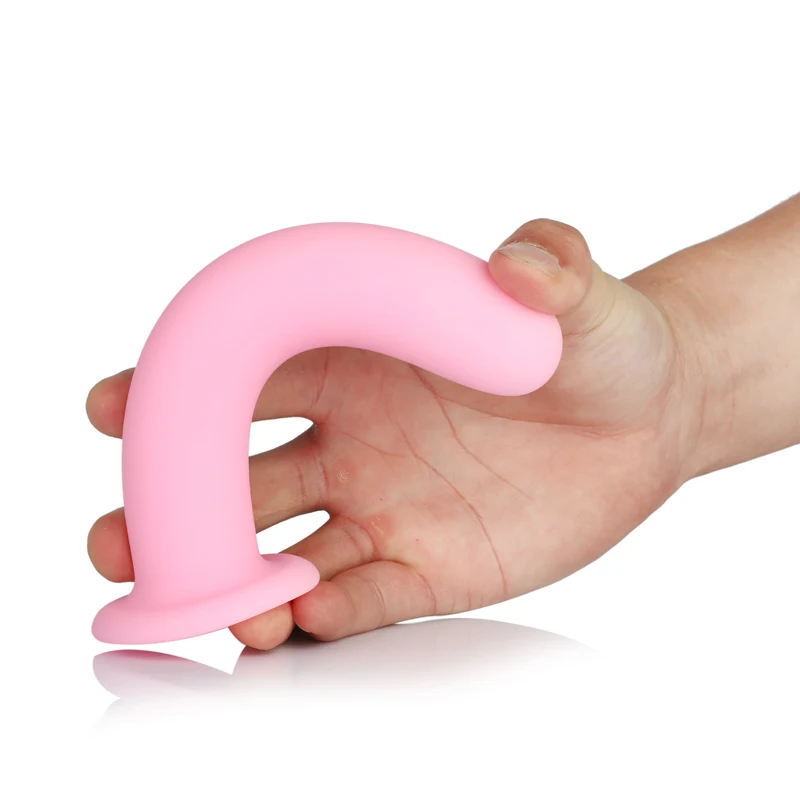 Гладкий Силиконовый анальный фаллоимитатор секс-игрушки для женщин на присоске