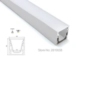 10x 1m setslot u shape aluminum profile led and 30mm wide led profile aluminum for suspending or pendant lamps