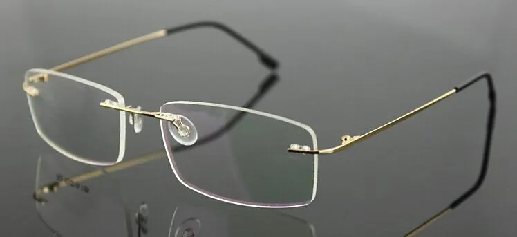 Мужские титановые очки с эффектом памяти для близорукости оптические