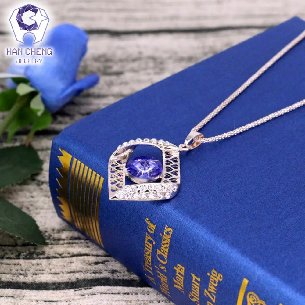 Модные 3D Резные Стразы с полыми кристаллами ожерелья и подвески золотым