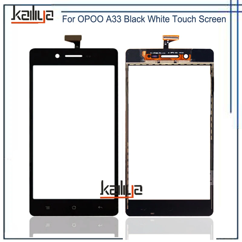 Дигитайзер сенсорный экран для Oppo A33 Черный Белый Новый 5 0 дюймов стекло сенсор