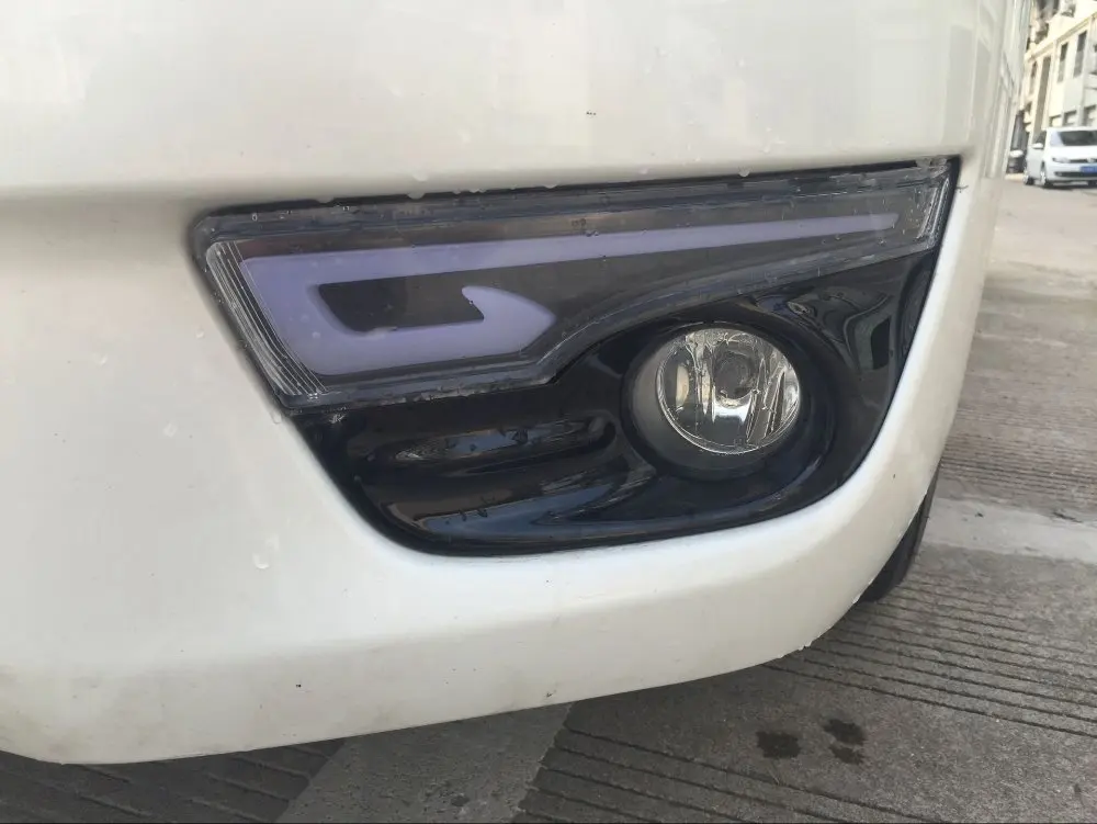 Бесплатная доставка 2 шт./компл. высокое Мощность светодиодный DRL Дневной