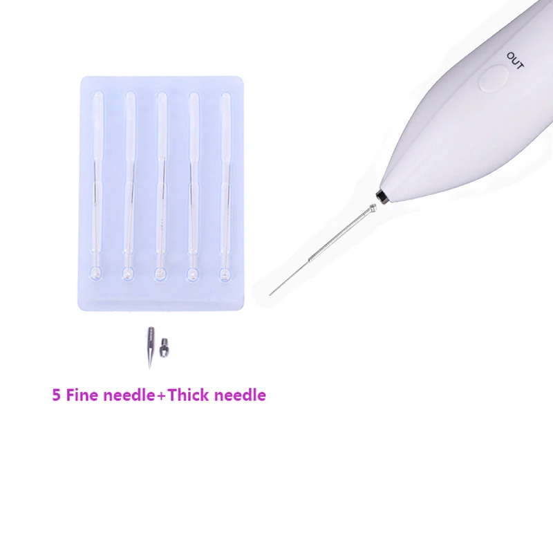 Иглы точечная ручка для ухода за кожей иглы удаления моль средство темных пятен