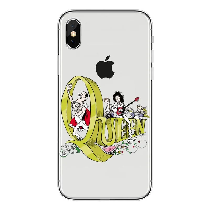 Силиконовый чехол Freddie Mercury Rainha для Apple iPhone 6 7 8 11 12Pro Mini Max X Plus | Мобильные телефоны и