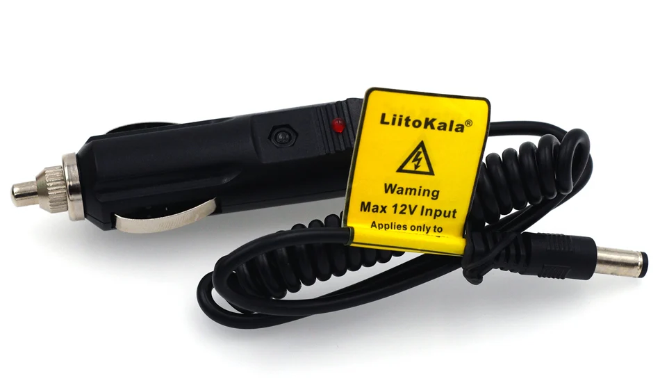 Оригинальное автомобильное зарядное устройство Liitokala 12V 1A портативное +