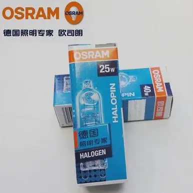 2 шт. OS 66825 25W 66840 40 Вт G9 220 230V 240V HALOPIN галогенная лампа 230V25W 230V40W лампы|halogen lamp|halogen lamp