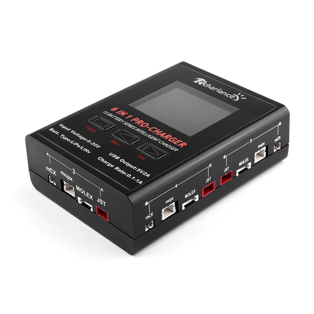 Зарядное устройство для аккумуляторов Ultra Power UP S6AC 6x4 35 W 1S AC/DC LiPO/LiHV с Micro MX mCPX JST