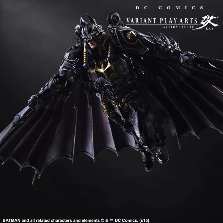 Экшн фигурки Бэтмена Kai Steampunk ПВХ игрушки 270 мм аниме модель стимпанк летучая мышь