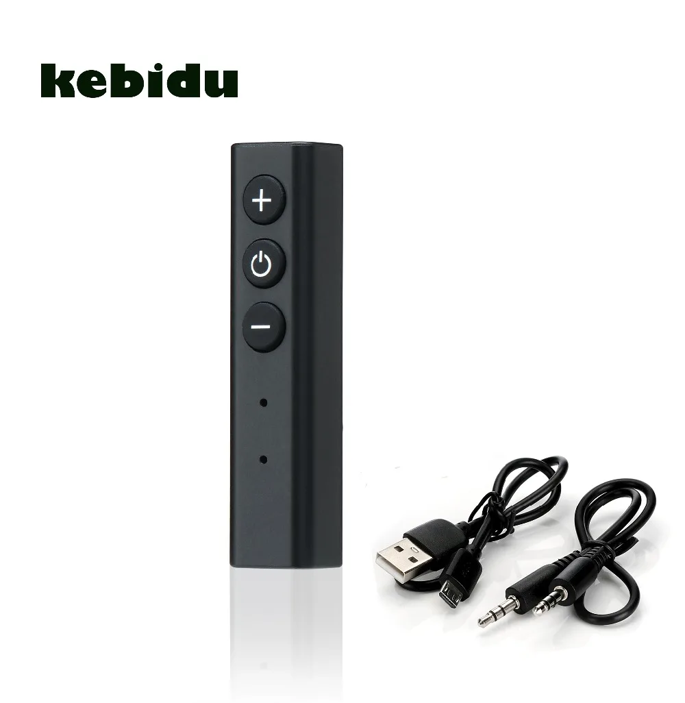 Kebidu Новый 3 5 мм вспомогательный вход ручка зажим Bluetooth приемник