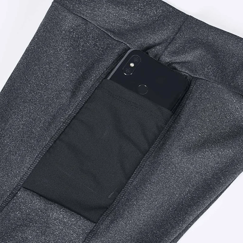 XL-5XL размера плюс, спортивные Леггинсы для женщин, высокая талия, штаны для йоги, леггинсы с карманом, бесшовные, для фитнеса, бега, трико, Капри