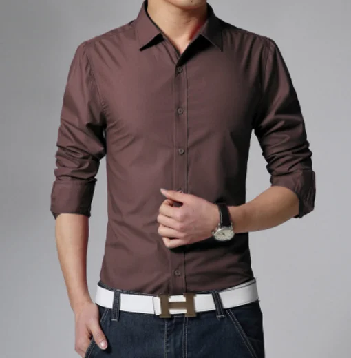 2018 Новая модная брендовая мужская рубашка Camisa Masculina с длинным рукавом